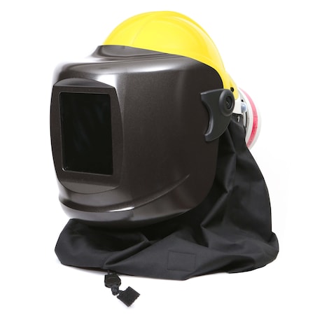 Pureflo PF60ESM+ Hard Hat Yellow, Black Neck Cape, HE Filter, Features: No belts, no hoses Gentex Corp